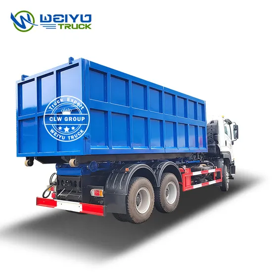 Гидравлический мусоровоз Sinotruk HOWO 6X4 с крюковым погрузчиком и контейнером 20 м3