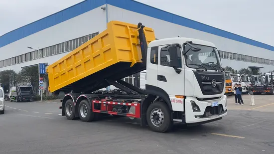 Грузовик-фургон Dongfeng Hook Lift с ковшом, 12 куб. м, 12000 литров, Китай