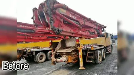 Бетононасос Uesd Concrete Pumping Machinery 37 м, смонтированный на шасси Benz