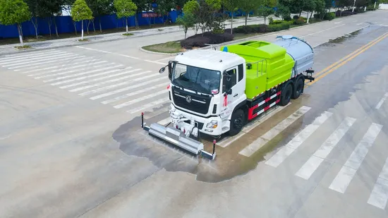 Маневренная уборочно-уборочная машина Dongfeng 8X4 с четырьмя