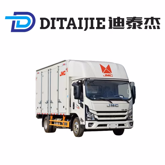 3т 5т JMC Cargo Box Truck 4X2 Малый развозной фургон Грузовой грузовик